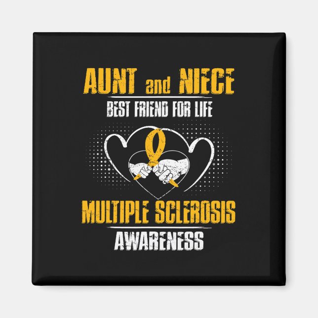 Und Niece bester Freund des Lebens Multiple Sklero Magnet (Vorne)