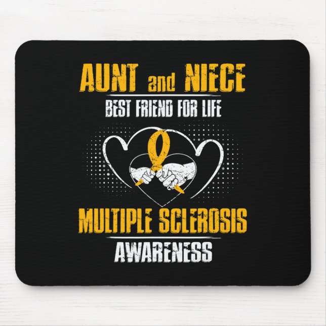 Und Niece bester Freund des Lebens Multiple Sklero Mousepad (Vorne)