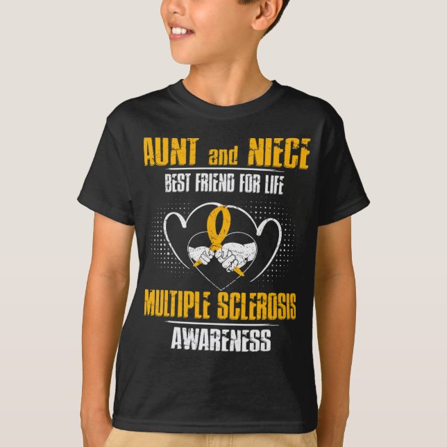 Und Niece bester Freund des Lebens Multiple Sklero T-Shirt (Vorderseite)