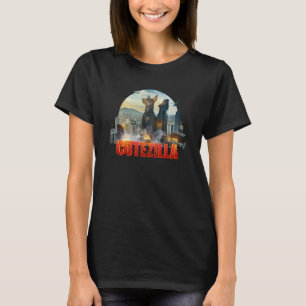 und niedlicher Pinscher-Welpe zu Weihnachten T-Shirt