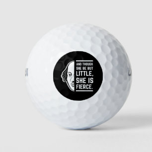 Und obwohl sie so klein ist, ist sie ein scharfer golfball