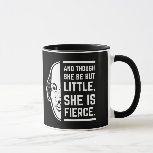 Und obwohl sie so klein ist, ist sie ein scharfer  tasse (Rechts)