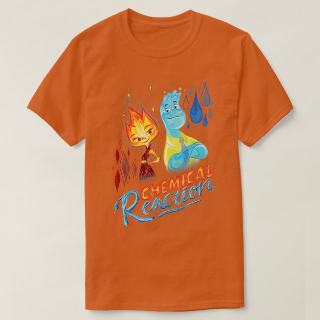 und Pixars Elementarchemikalienblocker T-Shirt (Design vorne)