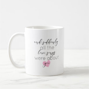 Und plötzlich waren alle Lieben über dich Kaffeetasse