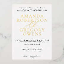 Und Script Eleganity Hochzeitseinladung