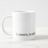 "...und sein." Spezielle Poesie-Tasse