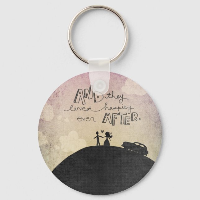 Und sie lebten schlüsselanhänger (Vorderseite)