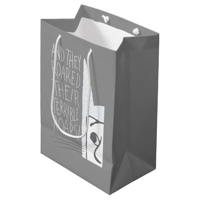 Und sie rockten ihre schrecklichen Ruder! Mittlere Geschenktüte (Vorderseite Schrägansicht)