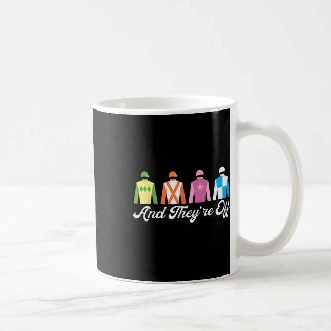 Und sie sind vom Racing Derby Day Kaffeetasse (Rechts)