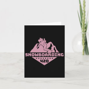 Und Snowboard Mountain Snowboard Snowboarder W Karte