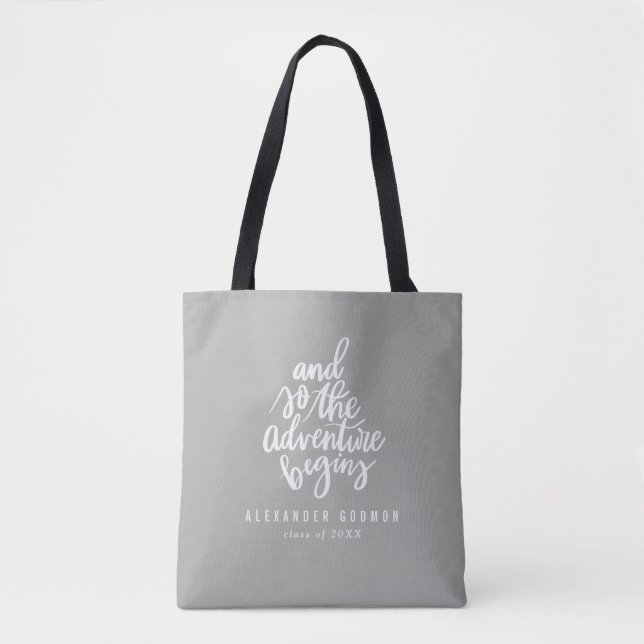 Und so beginnt das Abenteuer Tasche (Vorderseite)