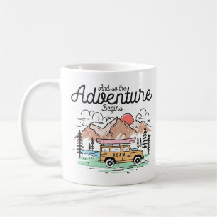Und so beginnt die Reise Kaffeetasse