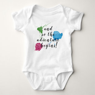 Und so fängt das Abenteuer an! Baby Strampler