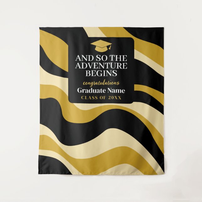 Und so fängt das Abenteuer an - der Hintergrund de Wandteppich (Vorderseite)