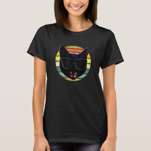 Und süße Katze Gesicht Katze mit Brille T-Shirt