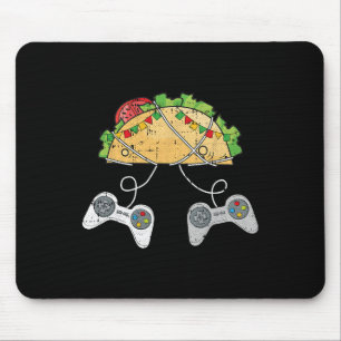Und Tacos Cinco De Mayo Videospiel Mexican Food Ga Mousepad