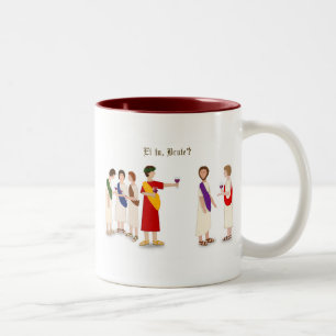"Und tu, Rohling?" Julius Cäsar Tasse