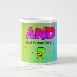 Und was ist deine Geschichte? Jumbo-Tasse