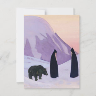 „Und wir fürchten uns nicht“ von Nicholas Roerich Postkarte