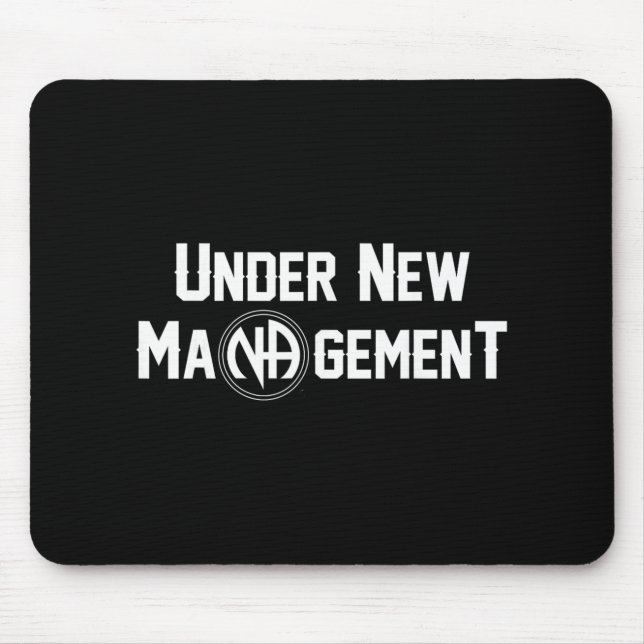 Under New Management Narcotics Anonymous Design  Mousepad (Vorne)