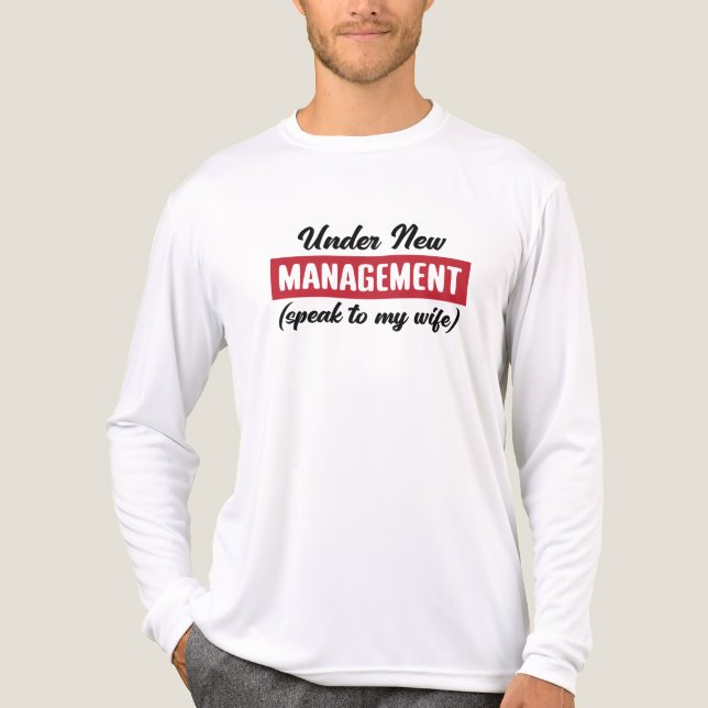 Under New Management Tri-Blend Shirt (Vorderseite)
