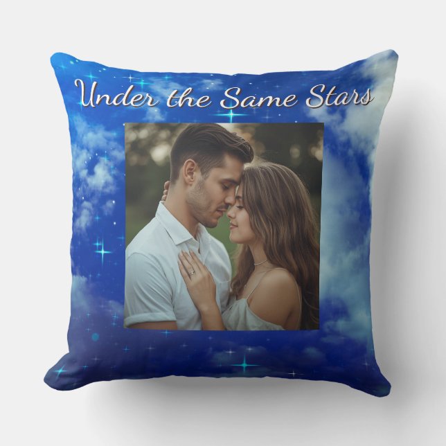 Under the Same Stars | Personalized Night Sky Kissen (Vorderseite)