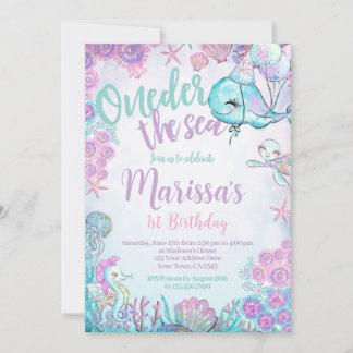 Under the Sea Animals Birthday Invitation Einladung