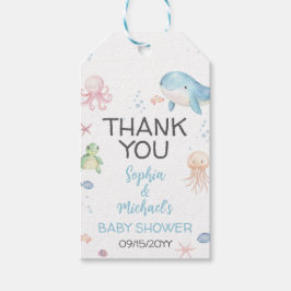 Under the Sea Baby Shower Geschenkanhänger