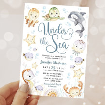 Under The Sea Baby Shower Ozean Geschlechtsneutral