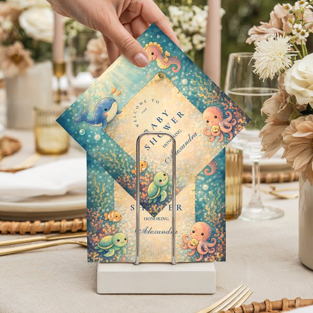 Under The Sea Baby Shower Serviette (Von Creator hochgeladen)