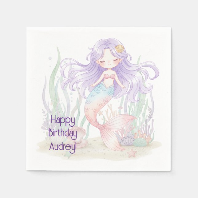 Under the Sea Cocktail Napkin Serviette (Vorderseite)