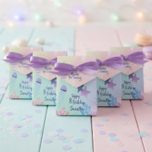 Under the Sea Favor Box Set – Rosa und Lila