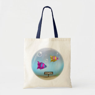 Under the Sea - Fish Bowl Design - Sac fourre-tout