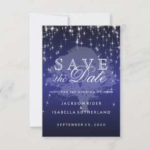 Under the Stars in Dark Blue - Save the Date