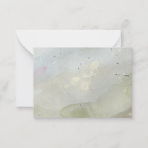 "Under the Waves": Original Abstrakte Note Card