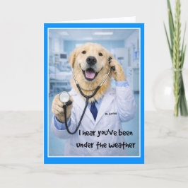 Under the Weather Get Well Card  ST-2 Karte