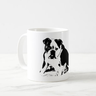 Underbite Attitude, Bold B&W Kaffeetasse