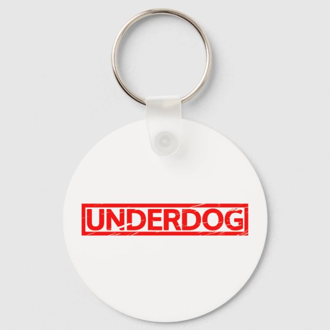 Underdog Briefmarke Schlüsselanhänger (Vorderseite)