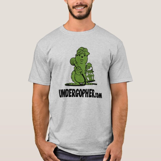 Undergopher Grau T-Shirt (Vorderseite)