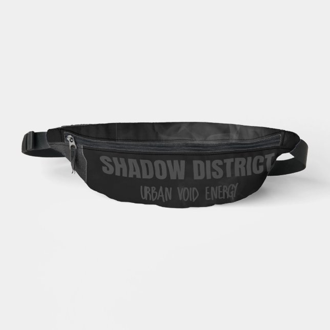 Underground Bag Unisex Shadow Black Bauchtasche (Vorderseite)