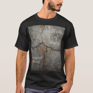 Underground Concrete Black Unisex T-Shirt Straße