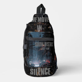 Underground-Tasche Dark Black Streetwear Crossbody Bag
