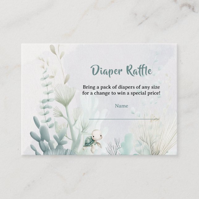 Undersea Enclosure Card Begleitkarte (Vorderseite)