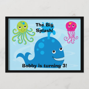 Undersea Geschöpf-12x18 kundenspezifische Einladung