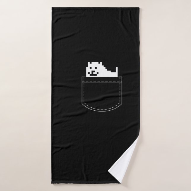 Undertale Dog Pocket Tee Badehandtuch (Badehandtuch)
