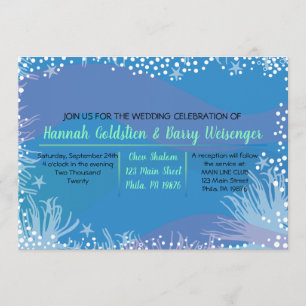 UNDERWASSER OCEAN Hochzeit Einladung