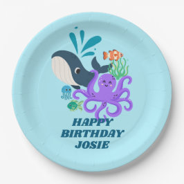 Underwater Friends Party Child Birthday Pappteller