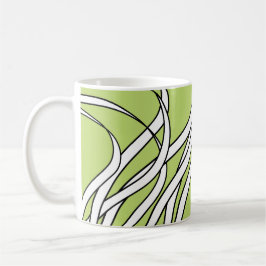 Underwater Wave lime green Kaffeetasse