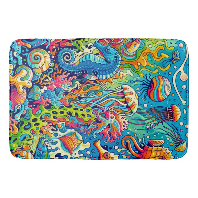 Underwater Wonderland Badematte (Vorderseite)