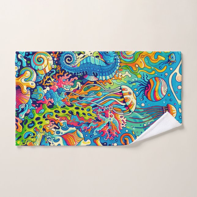 Underwater Wonderland Badhandtuch Set (Handtuch)